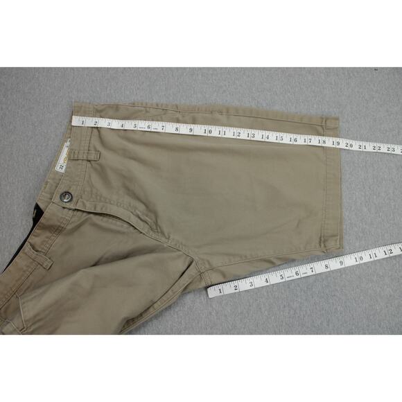 Volcom Shorts Mens 32 Biege True To This Cotton Blend Flat Front Chino - Picture 6 of 6